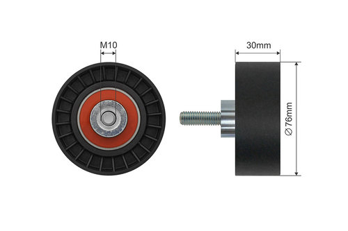 ROLA INTINZATOR CUREA TRANSMISIE, FORD C-MAX, FIESTA, FIESTA IV, FOCUS C-MAX, FOCUS II, GALAXY, MOND...