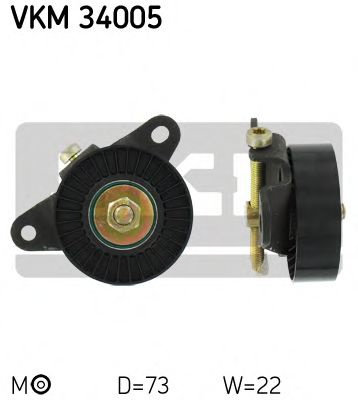 Rola intinzator,curea transmisie FORD FIESTA IV (JA, JB) (1995 - 2002) SKF VKM 34005 piesa NOUA