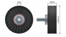 ROLA INTINZATOR CUREA TRANSMISIE, FORD FOCUS 1.8DI...