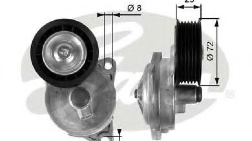 Rola intinzator,curea transmisie FORD MAVERICK (2001 - 2016) GATES T38188 piesa NOUA