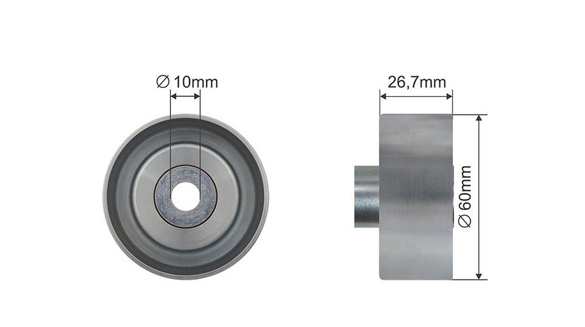 ROLA INTINZATOR CUREA TRANSMISIE, FORD TOURNEO CONNECT, TRANSIT CONNECT 1.8D 06.02-12.13