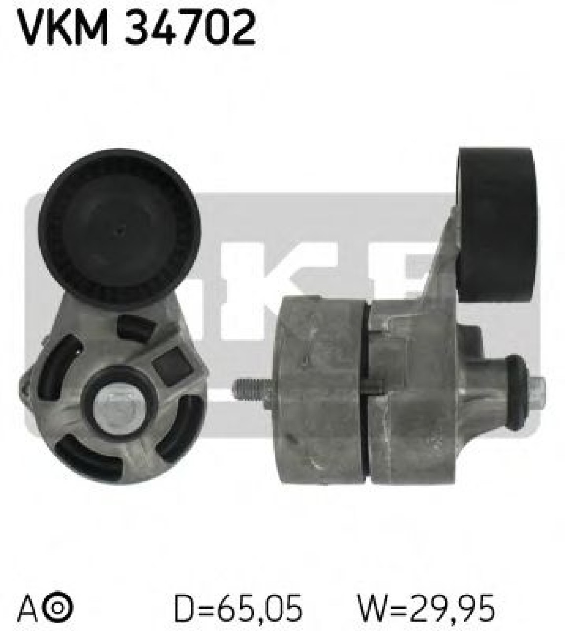 Rola intinzator,curea transmisie FORD TRANSIT platou / sasiu (2006 - 2014) SKF VKM 34702 piesa NOUA