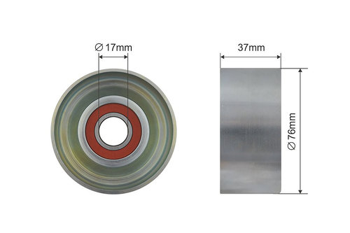 ROLA INTINZATOR CUREA TRANSMISIE, HONDA ACCORD 02-12, CIVIC 01-12, CR-V 01-, FR-V 04-09, INTEGRA 01-...