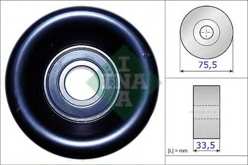 Rola intinzator,curea transmisie HONDA STREAM (RN) (2001 - 2016) INA 531 0827 10 piesa NOUA