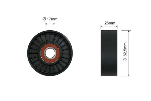 ROLA INTINZATOR CUREA TRANSMISIE, HYUNDAI COUPE II, SANTA FI, SONATA IV, TIBURON, TRAJET, TRAJET/MIN...