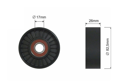 ROLA INTINZATOR CUREA TRANSMISIE, HYUNDAI COUPE II, SANTA FE I, SANTA FII, SONATA IV, TRAJET, TRAJET...