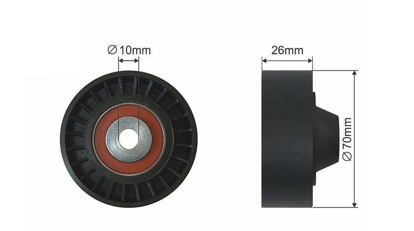 ROLA INTINZATOR CUREA TRANSMISIE, HYUNDAI EQUUS / CENTENNIAL, GENESIS, GRANDEUR, IX55, SANTA FIII, SONATA V; KIA BORREGO, CADENZA I, OPIRUS, QUORIS I, SEDONA III 3.3/3.5/3.8 01.05-