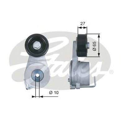 Rola intinzator,curea transmisie HYUNDAI SANTA FE II (CM) (2005 - 2012) GATES T39275 piesa NOUA
