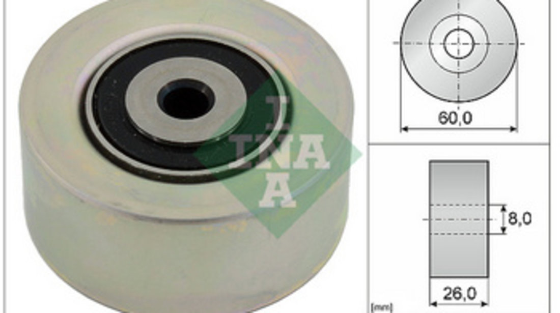 Rola intinzator curea transmisie INA 531055010 Peugeot / Citroen ( LICHIDARE DE STOC)