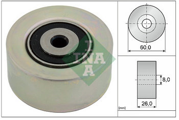 Rola intinzator curea transmisie INA 531055010 Peugeot / Citroen ( LICHIDARE DE STOC)