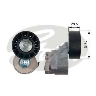 Rola intinzator,curea transmisie IVECO DAILY VI caroserie inchisa/combi (2014 - 2016) GATES T39138 piesa NOUA