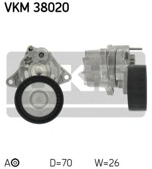 Rola intinzator,curea transmisie JEEP GRAND CHEROKEE II (WJ, WG) (1998 - 2005) SKF VKM 38020 piesa N...