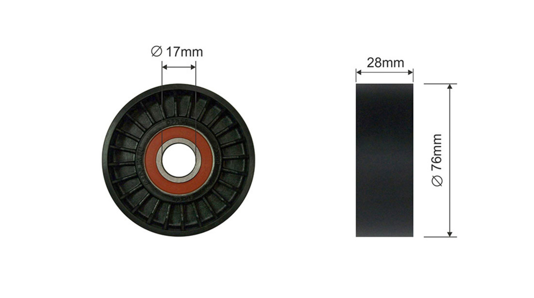 ROLA INTINZATOR CUREA TRANSMISIE, KIA CARENS 06-12, SOUL 08-13, CERATO 04-13, HYUNDAI ACCENT 11-, SOLARIS 10-