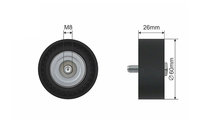 ROLA INTINZATOR CUREA TRANSMISIE, LAND ROVER FREEL...