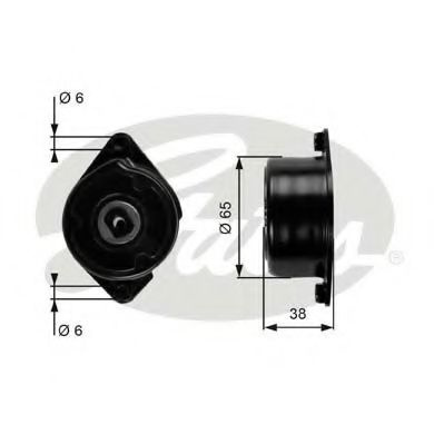 Rola intinzator,curea transmisie LAND ROVER FREELANDER (LN) (1998 - 2006) GATES T39089 piesa NOUA