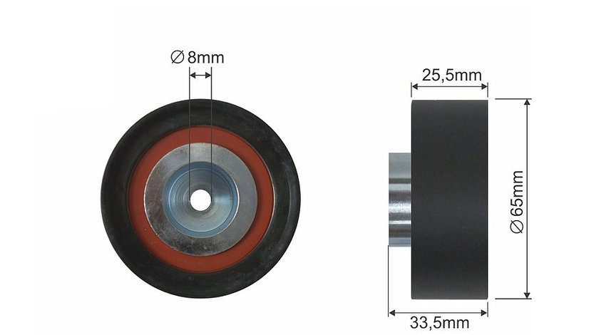 ROLA INTINZATOR CUREA TRANSMISIE, LAND ROVER FREELANDER I 1.8/2.0 d 02.98-10.06