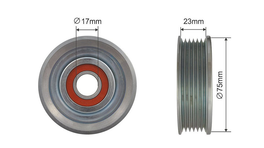 ROLA INTINZATOR CUREA TRANSMISIE, MAZDA 2, 3 1.3/1.4/1.6 04.03-06.09