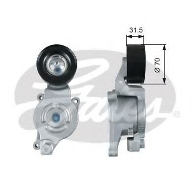 Rola intinzator,curea transmisie MAZDA 6 (GH) (2007 - 2016) GATES T39256 piesa NOUA