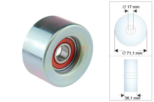 ROLA INTINZATOR CUREA TRANSMISIE, MAZDA 6 RFT 2.0CITD 16V 2002-2013, MPV 2.0CITD 16V,MAZDA 3,5 2.0CI...