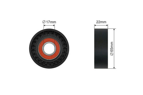 ROLA INTINZATOR CUREA TRANSMISIE, MERCEDES A (V177), A (W176), A (W177), B SPORTS TOURER (W246, W242...