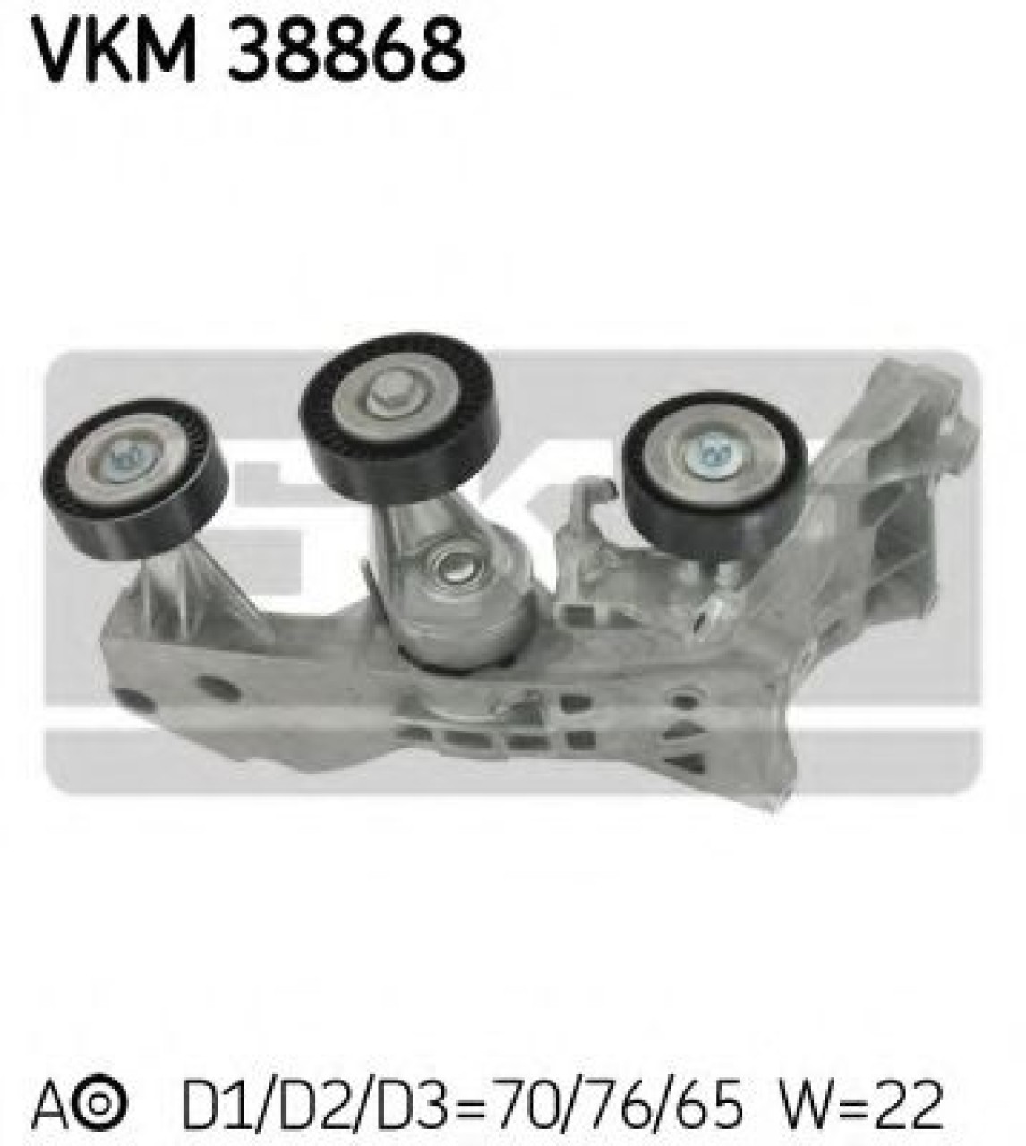 Rola intinzator,curea transmisie MERCEDES B-CLASS (W245) (2005 - 2011) SKF VKM 38868 piesa NOUA
