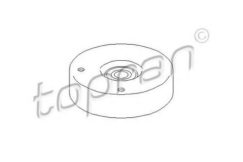 Rola intinzator,curea transmisie MERCEDES C-CLASS (W202) (1993 - 2000) TOPRAN 400 005 piesa NOUA