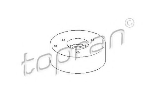 Rola intinzator,curea transmisie MERCEDES C-CLASS Combi (S202) (1996 - 2001) TOPRAN 400 006 piesa NO...