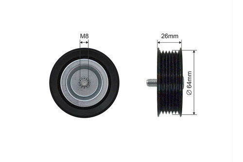 ROLA INTINZATOR CUREA TRANSMISIE, MERCEDES E (A207), E (C207), E T-MODEL (S212), E (W212), SPRINTER ...