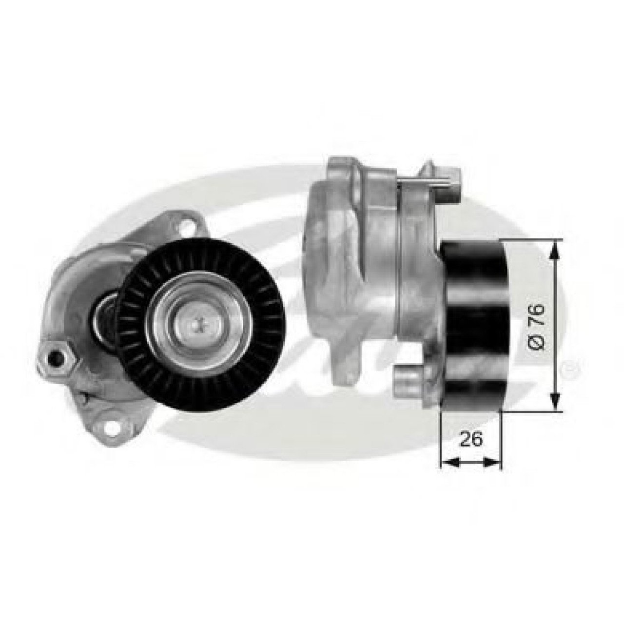 Rola intinzator,curea transmisie MERCEDES M-CLASS (W164) (2005 - 2011) GATES T38390 piesa NOUA