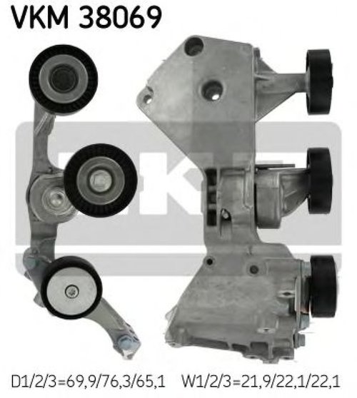 Rola intinzator,curea transmisie MERCEDES VANEO (414) (2002 - 2005) SKF VKM 38069 piesa NOUA