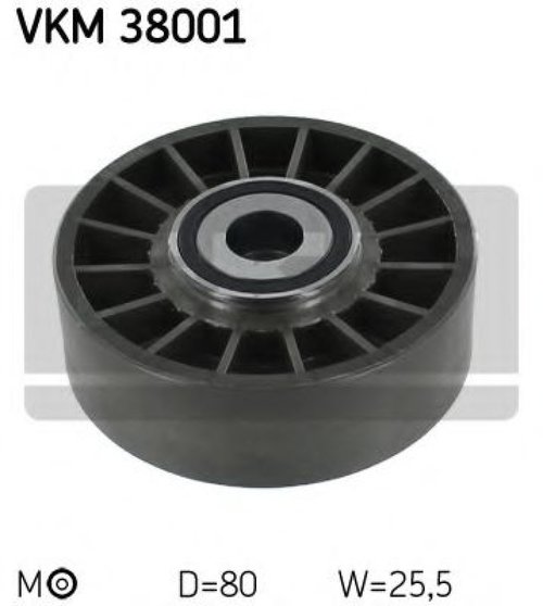 Rola intinzator,curea transmisie MERCEDES VARIO bus (1996 - 2016) SKF VKM 38001 piesa NOUA
