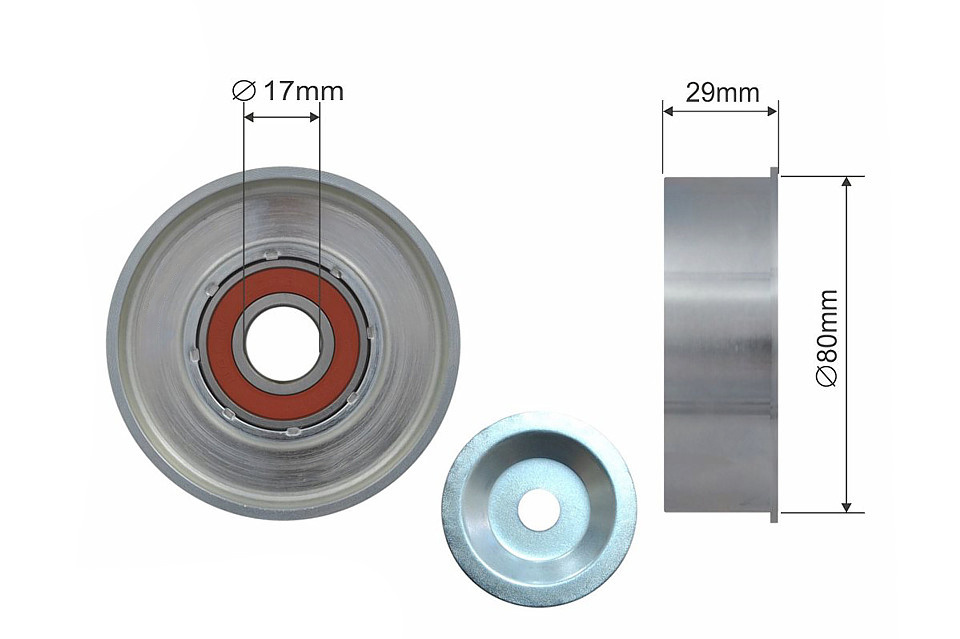 ROLA INTINZATOR CUREA TRANSMISIE, MITSUBISHI L200 05-, PAJERO 08-