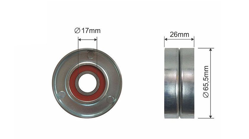 ROLA INTINZATOR CUREA TRANSMISIE, MITSUBISHI CARISMA, SPACE STAR, NISSAN INTERSTAR, PRIMASTAR, OPEL MOVANO, VIVARO A, RENAULT LAGUNA II, MASTER II, TRAFIC II, VOLVO S40 I, V40 1.9/2.0 07.00-