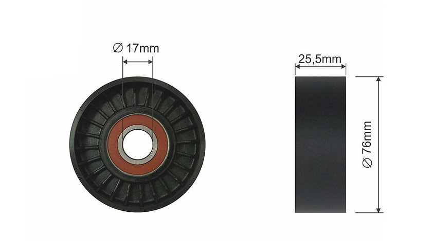 ROLA INTINZATOR CUREA TRANSMISIE, MITSUBISHI OUTLANDER 06-