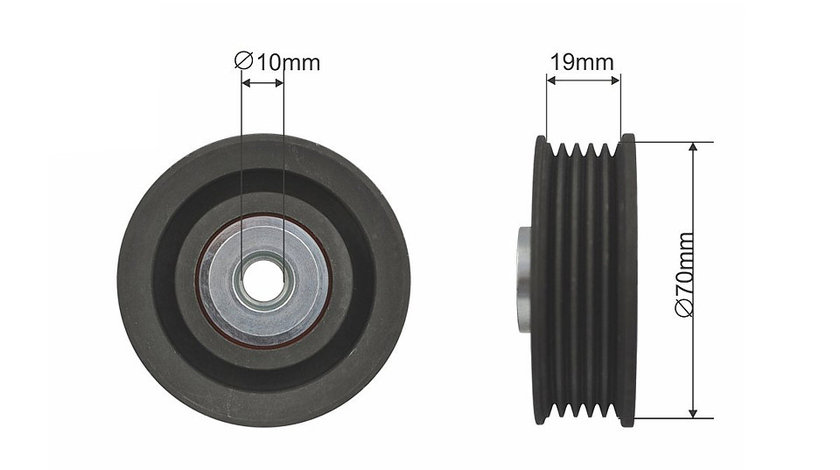 ROLA INTINZATOR CUREA TRANSMISIE, MITSUBISHI CARISMA, PAJERO PININ, SPACE STAR 1.6/1.8 07.95-06.07