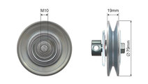 ROLA INTINZATOR CUREA TRANSMISIE, NISSAN ALMERA II...