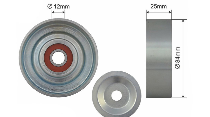 ROLA INTINZATOR CUREA TRANSMISIE, NISSAN ALMERA II, ALMERA TINO, MAXIMA / MAXIMA QX IV, PRIMERA 1.5/1.8/2.5 02.95-11.06