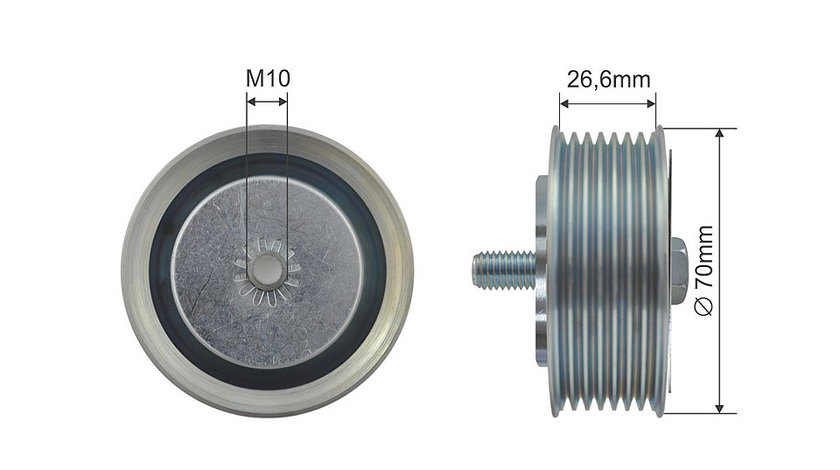 ROLA INTINZATOR CUREA TRANSMISIE, NISSAN CUBE, MICRA C+C III, MICRA III, NOTE, NV200, NV200 / EVALIA, QASHQAI I, TIIDA 1.6 05.05-