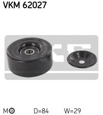 Rola intinzator,curea transmisie NISSAN NAVARA platou / sasiu (D40) (2008 - 2016) SKF VKM 62027 pies...