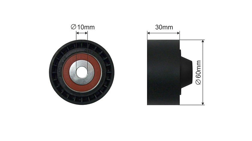 ROLA INTINZATOR CUREA TRANSMISIE, NISSAN NV400, PRIMASTAR, QASHQAI I,RENAULT ESPACE IV, FLUENCE, GRAND SCENIC II, GRAND SCENIC III, GRAND SCENIC IV, KOLEOS I, LAGUNA, LAGUNA II 1.6 d-3.0 d 03.01-