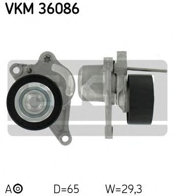 Rola intinzator,curea transmisie NISSAN PRIMASTAR bus (X83) (2001 - 2016) SKF VKM 36086 piesa NOUA
