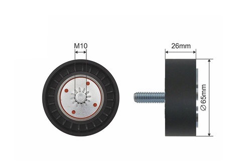ROLA INTINZATOR CUREA TRANSMISIE, OPEL ANTARA A 2.0 d 07.06-
