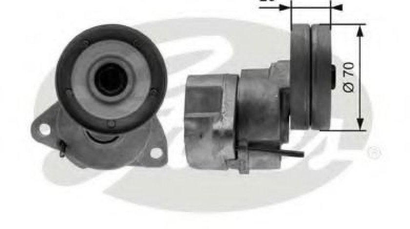Rola intinzator,curea transmisie OPEL ASTRA F Combi (51, 52) (1991 - 1998) GATES T38154 - produs NOU
