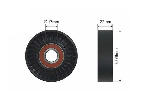 ROLA INTINZATOR CUREA TRANSMISIE, OPEL ASTRA G 1.6,1.8 1998-,ASTRA H 1.8 2004-,VECTRA C 1.6 2004-,1....