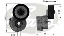 Rola intinzator,curea transmisie OPEL CORSA D (200...