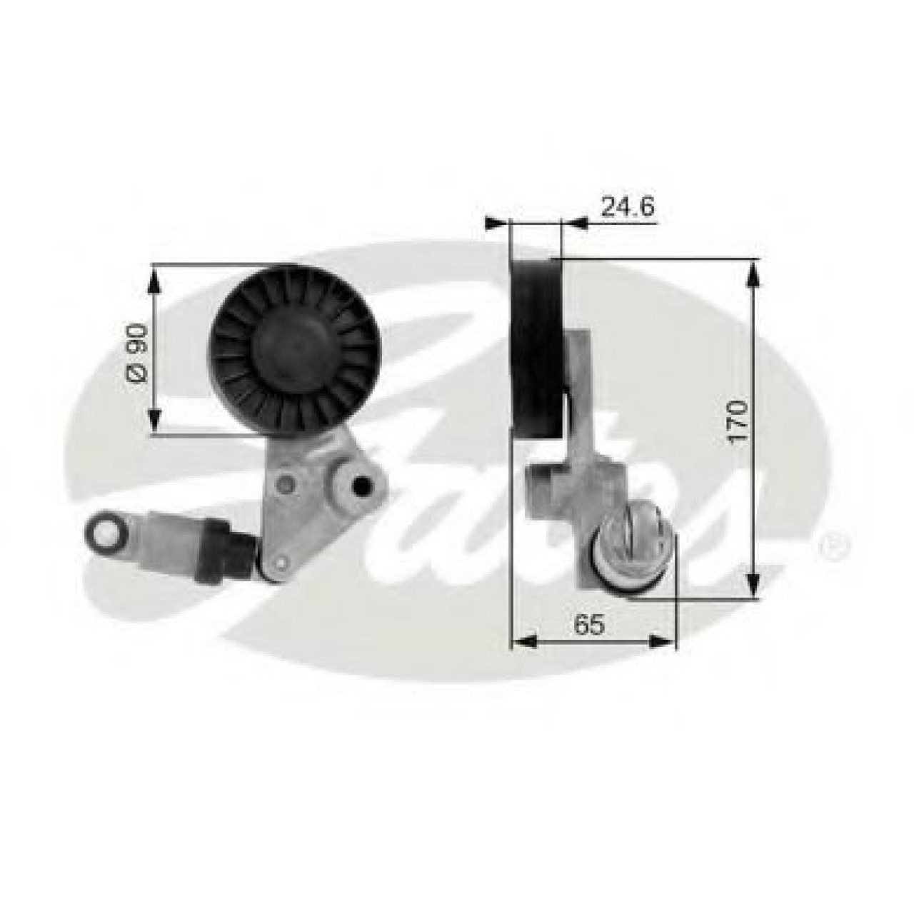 Rola intinzator,curea transmisie OPEL FRONTERA B (6B) (1998 - 2016) GATES T38239 piesa NOUA