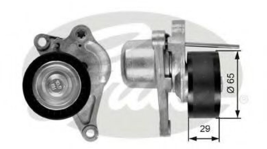 Rola intinzator,curea transmisie OPEL MOVANO B bus (2010 - 2016) GATES T38311 piesa NOUA