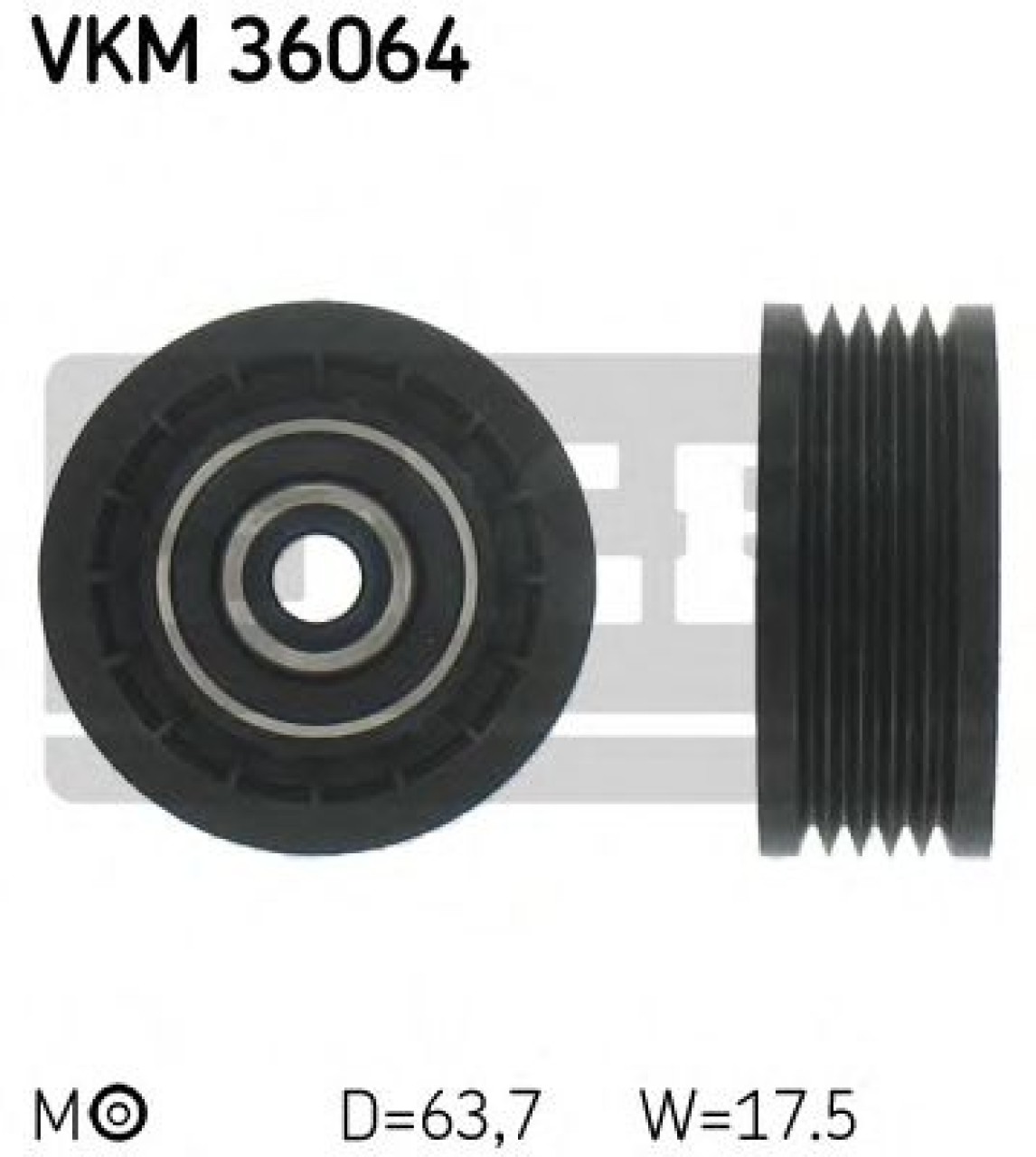 Rola intinzator,curea transmisie OPEL MOVANO autobasculanta (H9) (1999 - 2010) SKF VKM 36064 piesa NOUA