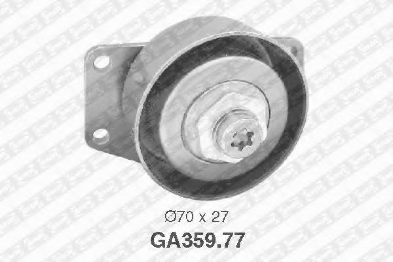 Rola intinzator,curea transmisie PEUGEOT 206+ (T3E) (2009 - 2016) SNR GA359.77 piesa NOUA