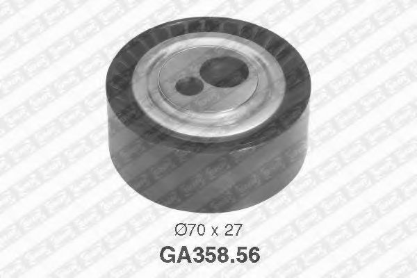 Rola intinzator,curea transmisie PEUGEOT 607 (9D, 9U) (2000 - 2016) SNR GA358.56 piesa NOUA